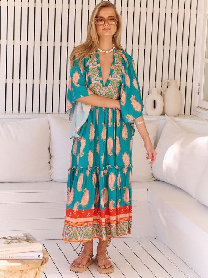 Klänning Paisley Dreams Milos Maxi dress - Jaase