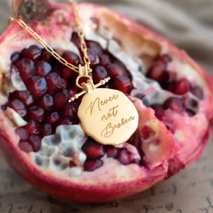 Halsband Never Not Broken Gold - Ananda Soul