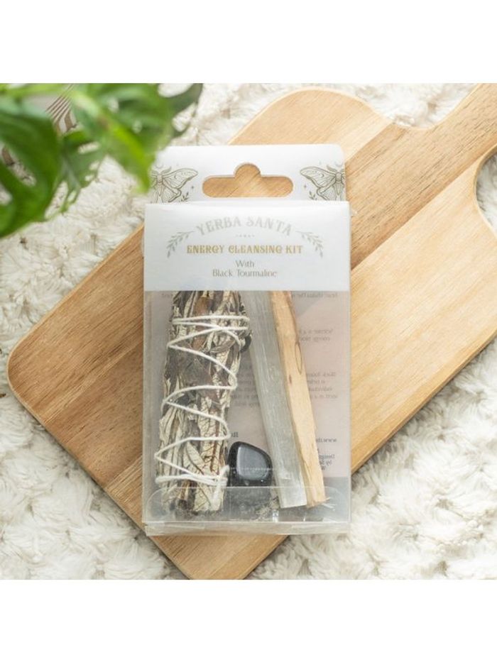 Clean Magic kit - Svart turmalin, selenit, Yerba Salvia & Palo Santo