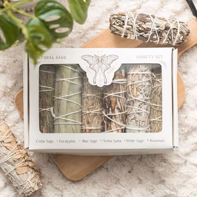 Salvia 6st - Sage Smudge Stick Variety Set Salvia 6st - Sage Smudge Stick Variety Set