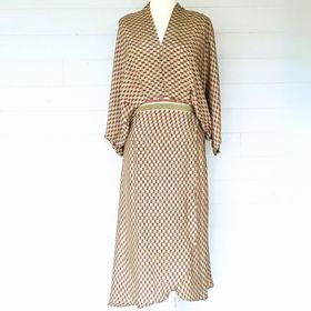 Klänning Sita återvunnen sari Nr 98