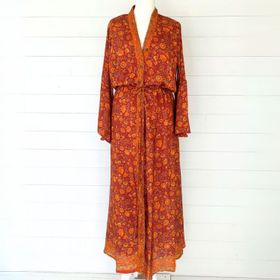 Klänning Lalita återvunnen sari Nr 83