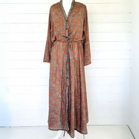 Klänning Lalita återvunnen sari Nr 84
