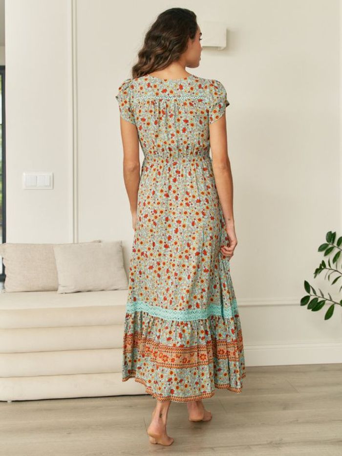 Klänning Synergy Print Carmen Maxi dress - Jaase