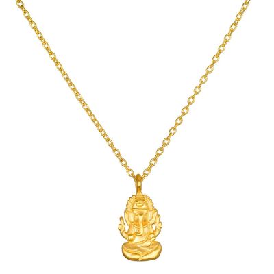 Halsband Favored by Fortune Ganesha Gold - Satya