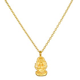 Halsband Favored by Fortune Ganesha Gold - Satya