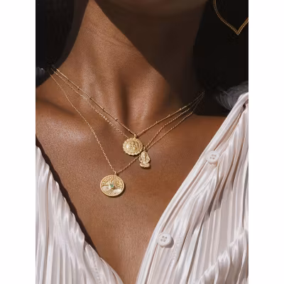 Halsband Favored by Fortune Ganesha Gold - Satya Halsband Favored by Fortune Ganesha Gold - Satya