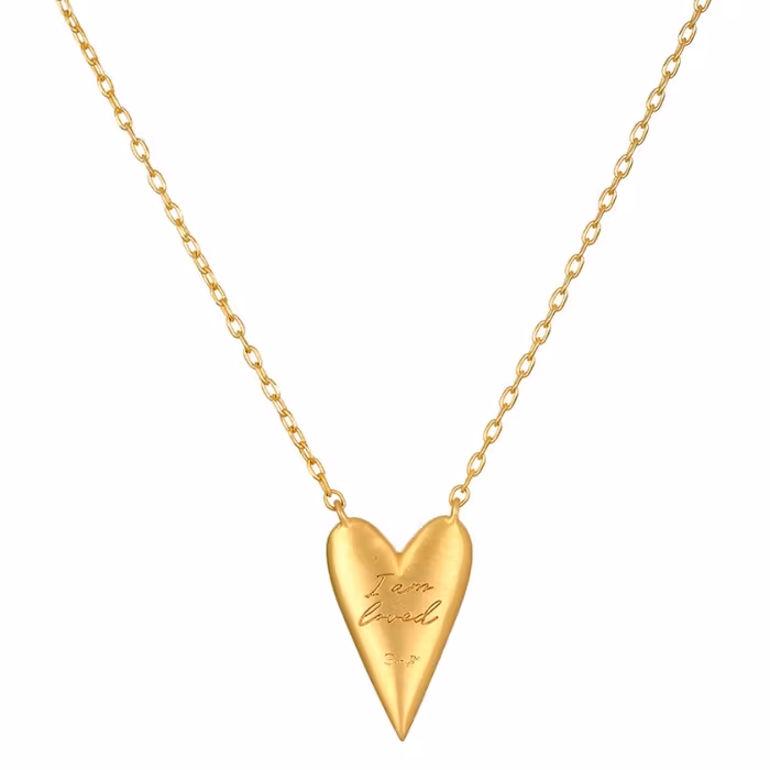 Halsband Infinitely Loved Heart Gold - Satya