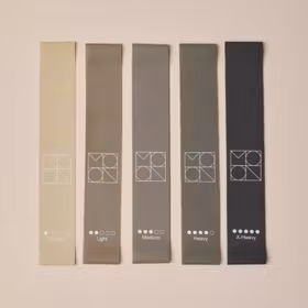 Träningsband set om 5 i gummi - Moonchild Yogawear