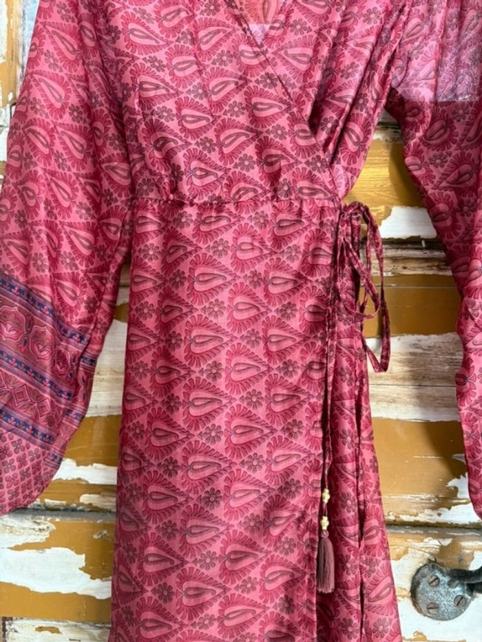 Klänning Ananda återvunnen sari Nr 108