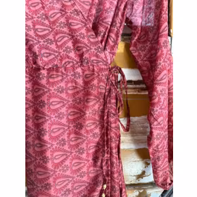 Klänning Ananda återvunnen sari Nr 108 Klänning Ananda återvunnen sari Nr 108