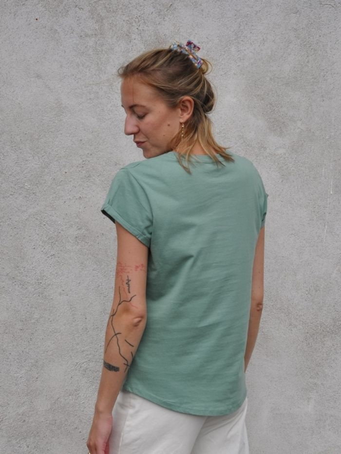 T-shirt "Follow Your Soul" Mintgrön - Soul Factory