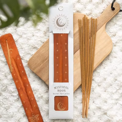 Rökelsehållare "Mystical Moon" i trä