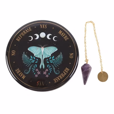 Luna Moth Pendelset för vägledning Luna Moth Pendelset för vägledning