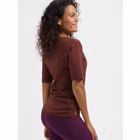 Yogatopp Kami Tee Marron - Urban Goddess Yogatopp Kami Tee Marron - Urban Goddess