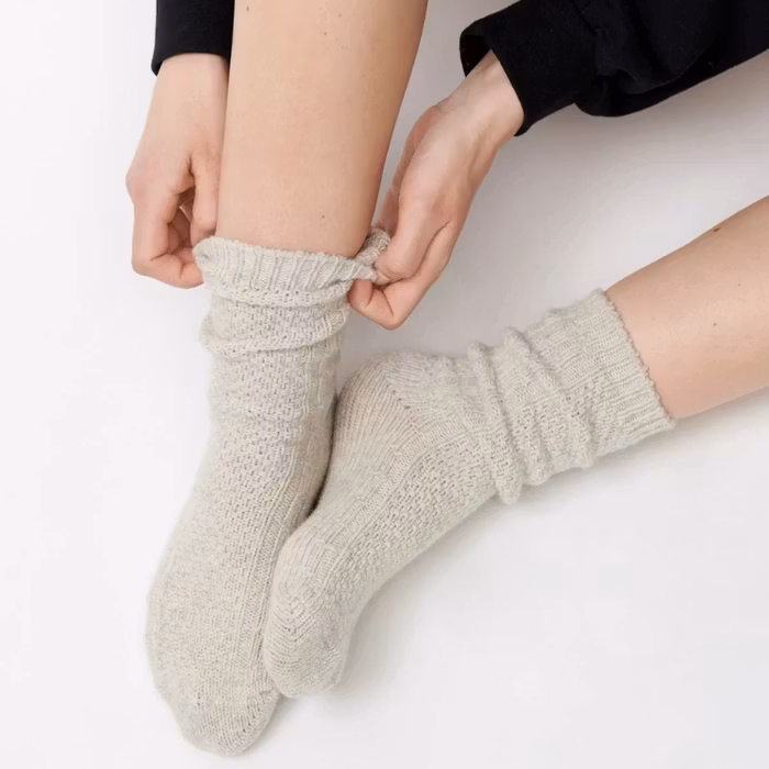 Strumpor "Winter" Beige - Moshi Moshi Mind