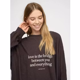 Sweatshirt Oversized "November Sweat" Brun - Moshi Moshi Mind Sweatshirt Oversized "November Sweat" Brun - Moshi Moshi Mind