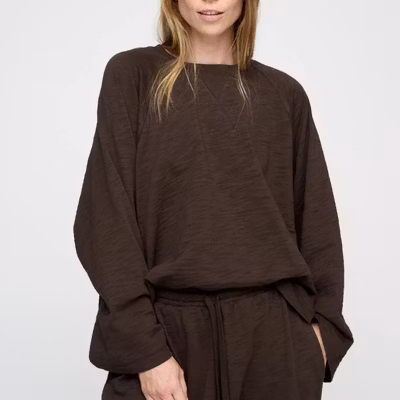 Sweatshirt "Earth" Brun - Moshi Moshi Mind