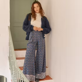 Byxor Nico Print Opal Pants - Jaase