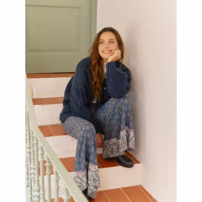 Byxor Nico Print Opal Pants - Jaase Byxor Nico Print Opal Pants - Jaase