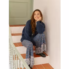 Byxor Nico Print Opal Pants - Jaase Byxor Nico Print Opal Pants - Jaase