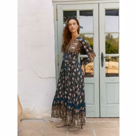Klänning Nomade Print Sabrina Maxi - Jaase Klänning Nomade Print Sabrina Maxi - Jaase