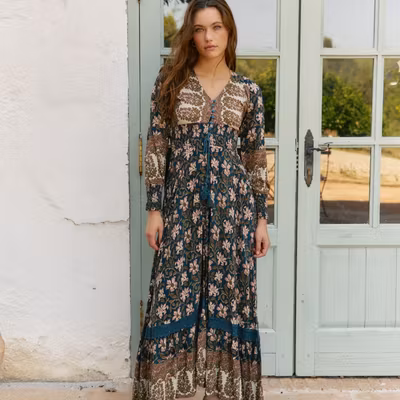 Klänning Nomade Print Sabrina Maxi - Jaase