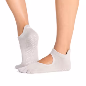 Yogastrumpor Fulltoe Bellarina Grip Dove - Toesox