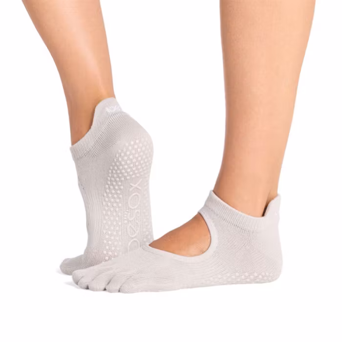 Yogastrumpor Fulltoe Bellarina Grip Dove - Toesox