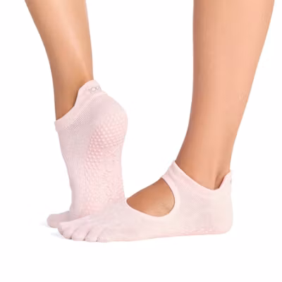 Yogastrumpor Fulltoe Bellarina Grip Ballet Pink - Toesox