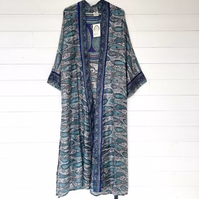 Kimono Uma återvunnen sari Nr 191 - Withsegerqvist