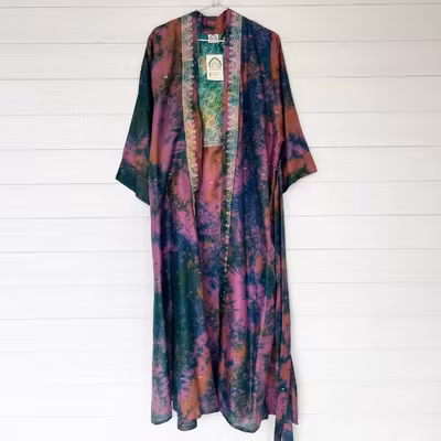 Kimono Uma återvunnen sari Nr 193 - Withegerqvist