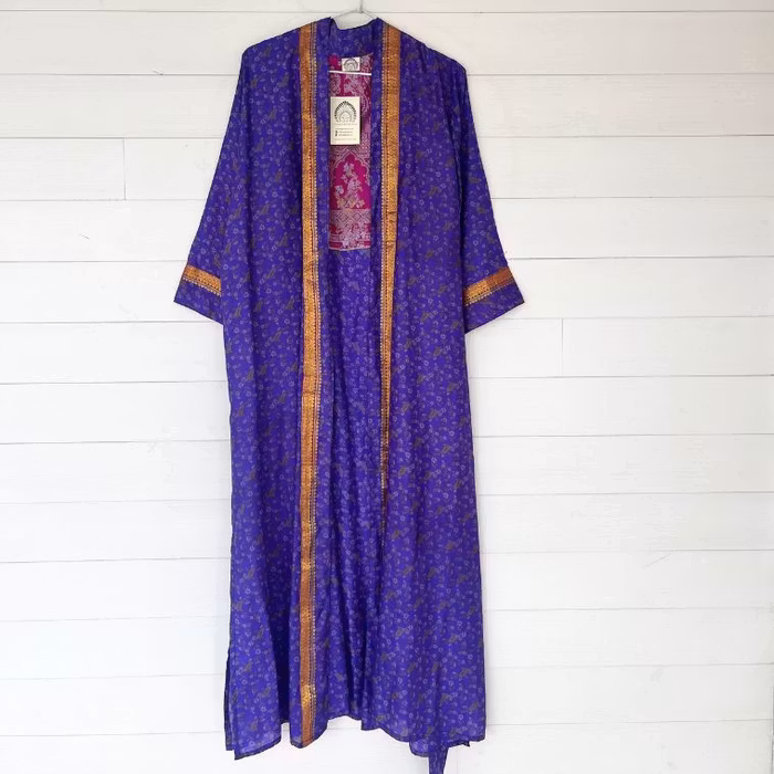 Kimono Uma återvunnen sari Nr 195 - Withegerqvist
