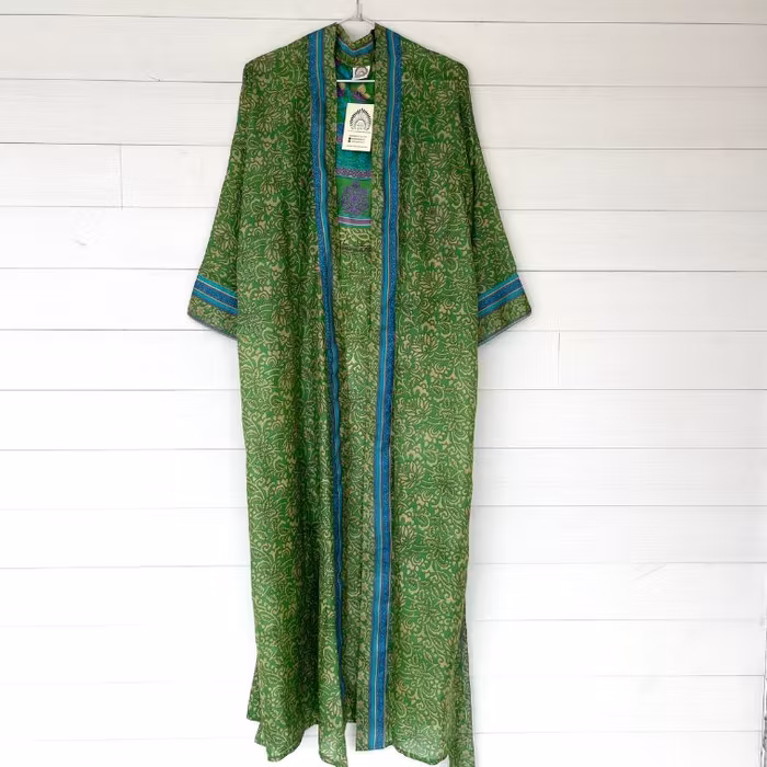 Kimono Uma återvunnen sari Nr 196 - Withegerqvist