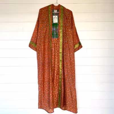 Kimono Uma återvunnen sari Nr 198 - Withegerqvist