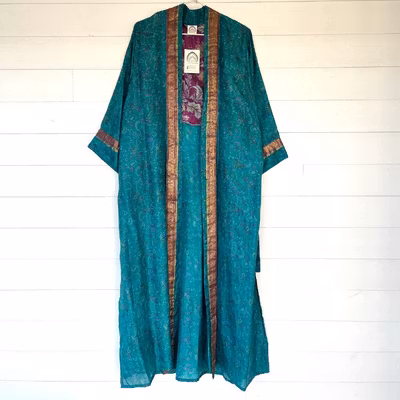 Kimono Uma återvunnen sari Nr 200 - Withegerqvist