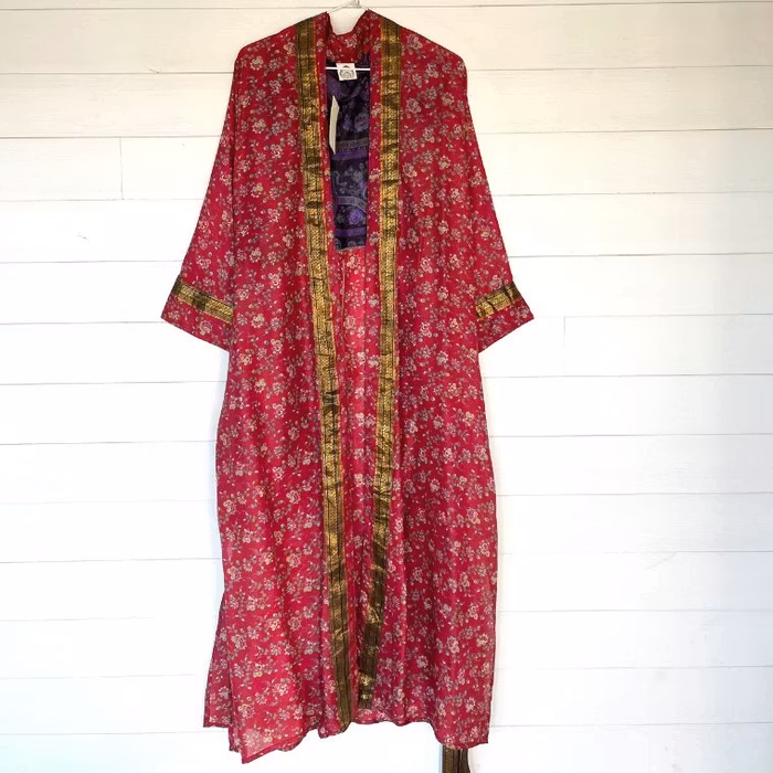 Kimono Uma återvunnen sari Nr 201 - Withegerqvist