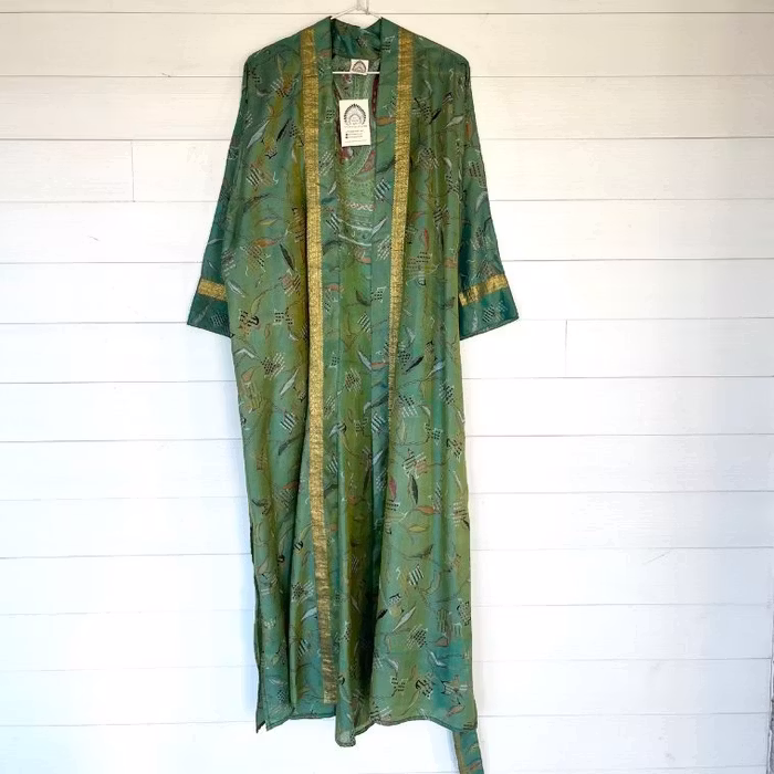 Kimono Uma återvunnen sari Nr 204 - Withegerqvist