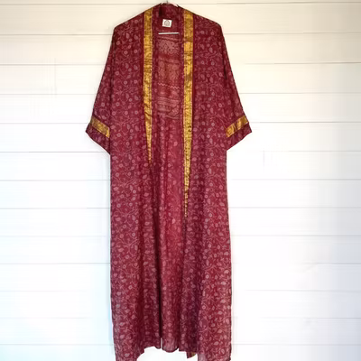 Kimono Uma återvunnen sari Nr 205 - Withegerqvist