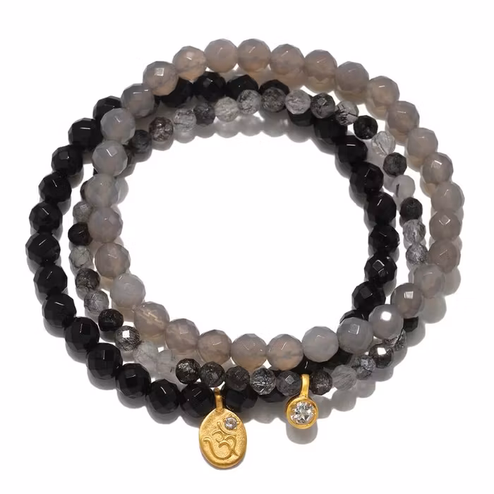 Armband Manifest Fortune Gemstone - Set om 3 stycken - Satya