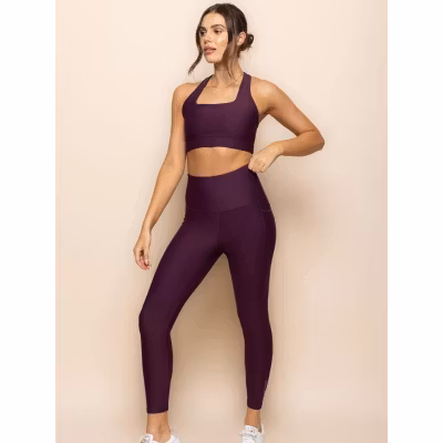Yogaleggings Vibe Deep Purple 7/8 - DK Active Yogaleggings Vibe Deep Purple 7/8 - DK Active