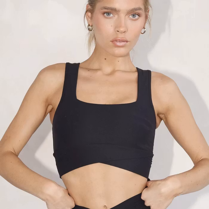 Yogatopp Mayfair Crop Black - DK Active