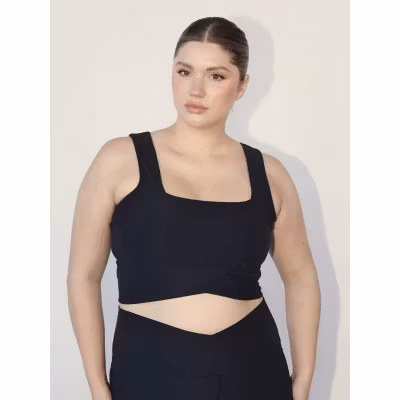 Yogatopp Mayfair Crop Black - DK Active Yogatopp Mayfair Crop Black - DK Active