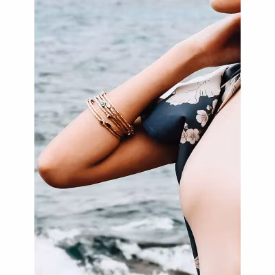 Armband Simi med 3 ädelstenar av Labradorit - Azuni Armband Simi med 3 ädelstenar av Labradorit - Azuni
