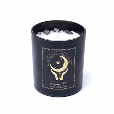 Manifestationsljus Purifying Moon 200g. Manifestationsljus Purifying Moon 200g.