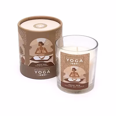 Doftljus Moonshine Yoga Aqua Zen 120g.