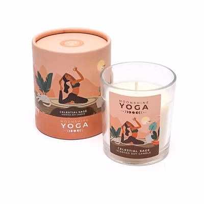 Doftljus Moonshine Yoga Celestial Sage 120g.