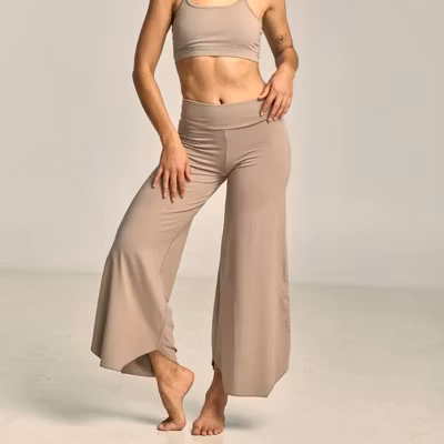 Byxor Maya Flare Pants Clay - Shambhala Barcelona