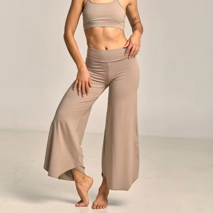 Byxor Maya Flare Pants Clay - Shambhala Barcelona