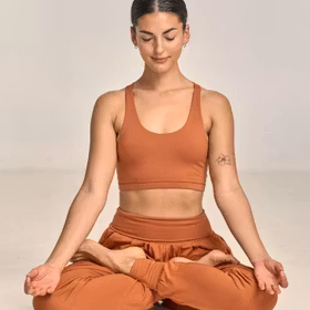 Yoga topp Vishnu Bra Terracota - Shambhala Barcelona